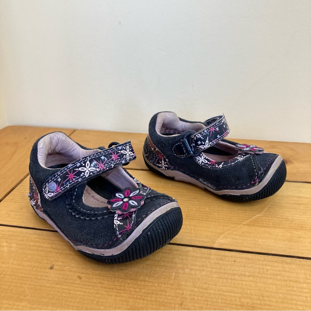 Stride Rite Gracie Infant Leather Sneaker Mary Jane First Walker Shoes US 4M